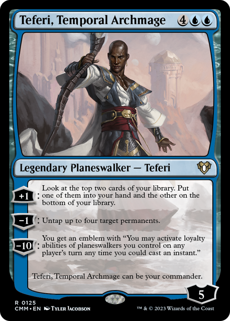 Teferi, Temporal Archmage [Commander Masters] - Destination Retro