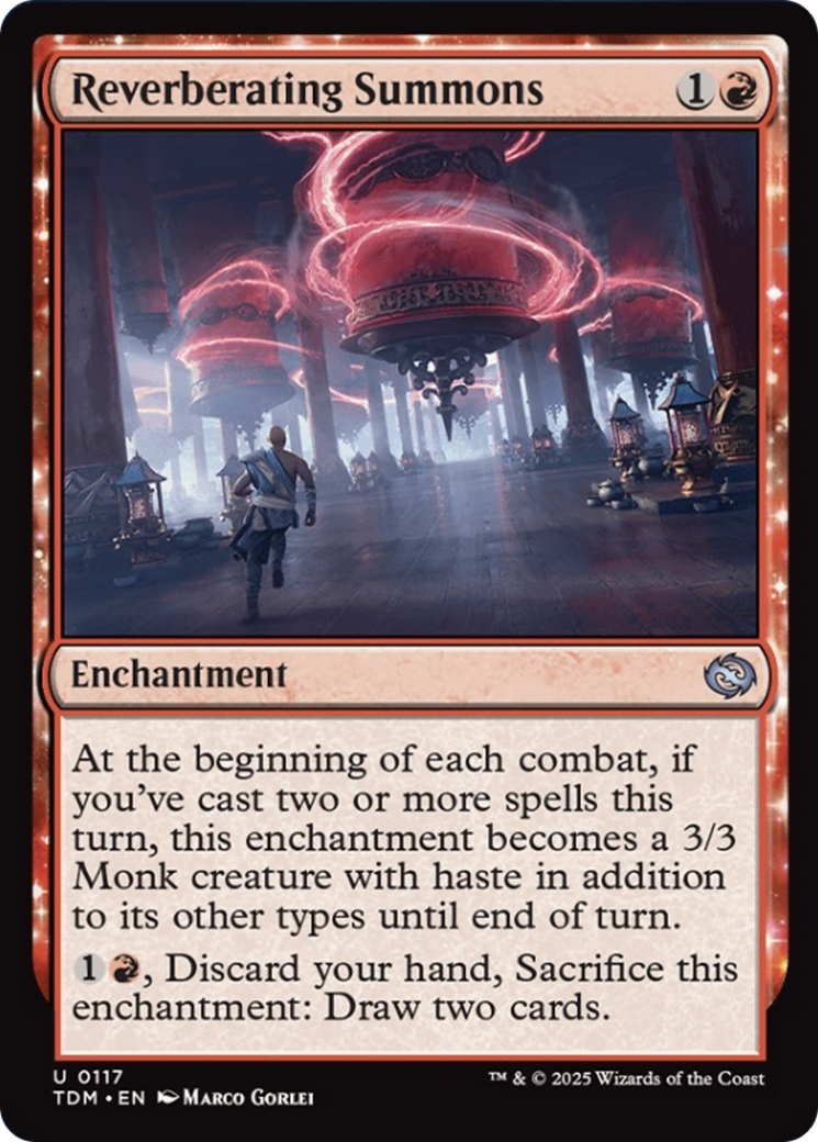 Reverberating Summons [Tarkir: Dragonstorm] - Destination Retro