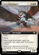 Aven Interrupter (Extended Art) [Outlaws of Thunder Junction] - Destination Retro