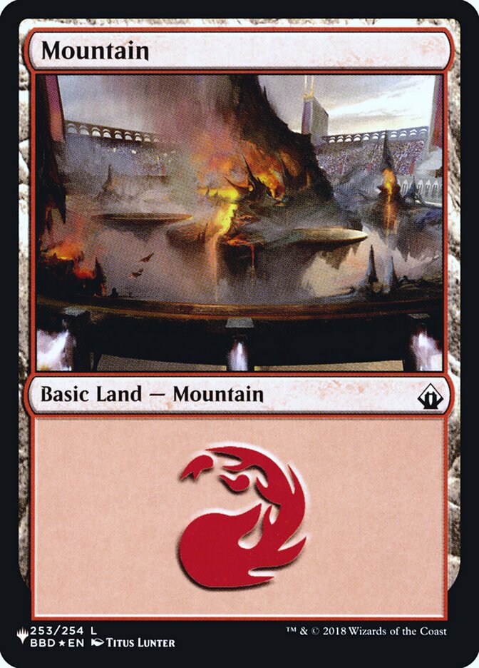 Mountain [Secret Lair: Heads I Win, Tails You Lose] - Destination Retro