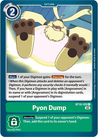 Pyon Dump [BT10-102] [Xros Encounter] - Destination Retro