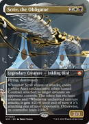 Scriv, the Obligator (Borderless) [Secrets of Strixhaven Commander] - Destination Retro