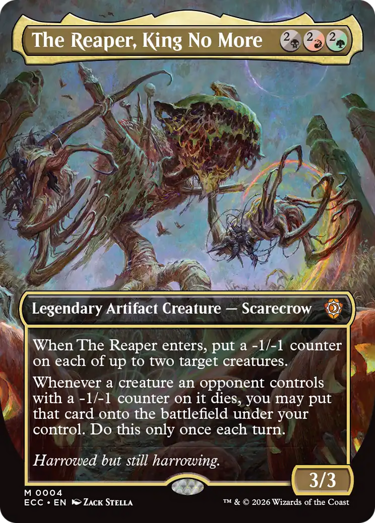 The Reaper, King No More (Borderless) [Lorwyn Eclipsed Commander] - Destination Retro
