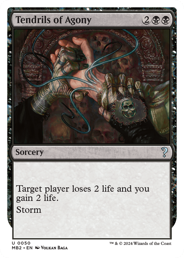 Tendrils of Agony (White Border) [Mystery Booster 2] - Destination Retro