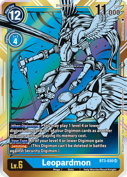Leopardmon [BT3-030] (Alternate Art) [Release Special Booster Ver.1.0] - Destination Retro