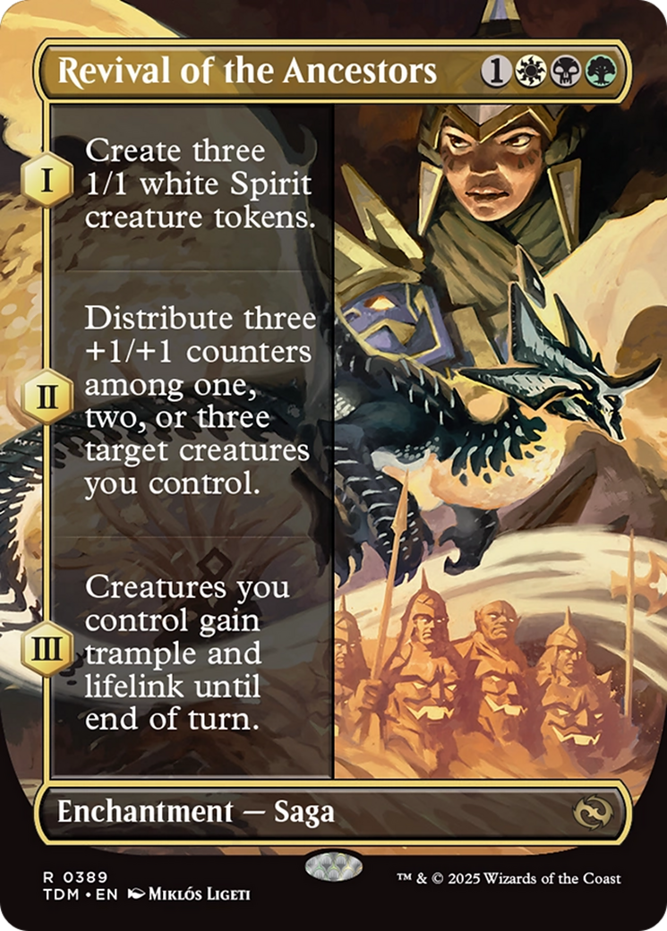 Revival of the Ancestors (Borderless) [Tarkir: Dragonstorm] - Destination Retro