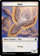 Storm Crow // Bird (003) Double-Sided Token [Bloomburrow Commander Tokens] - Destination Retro