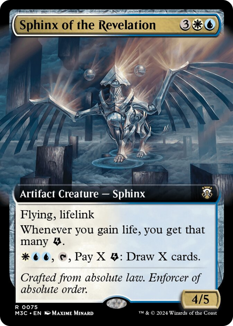 Sphinx of the Revelation (Extended Art) [Modern Horizons 3 Commander] - Destination Retro