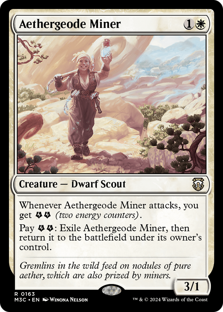 Aethergeode Miner [Modern Horizons 3 Commander] - Destination Retro