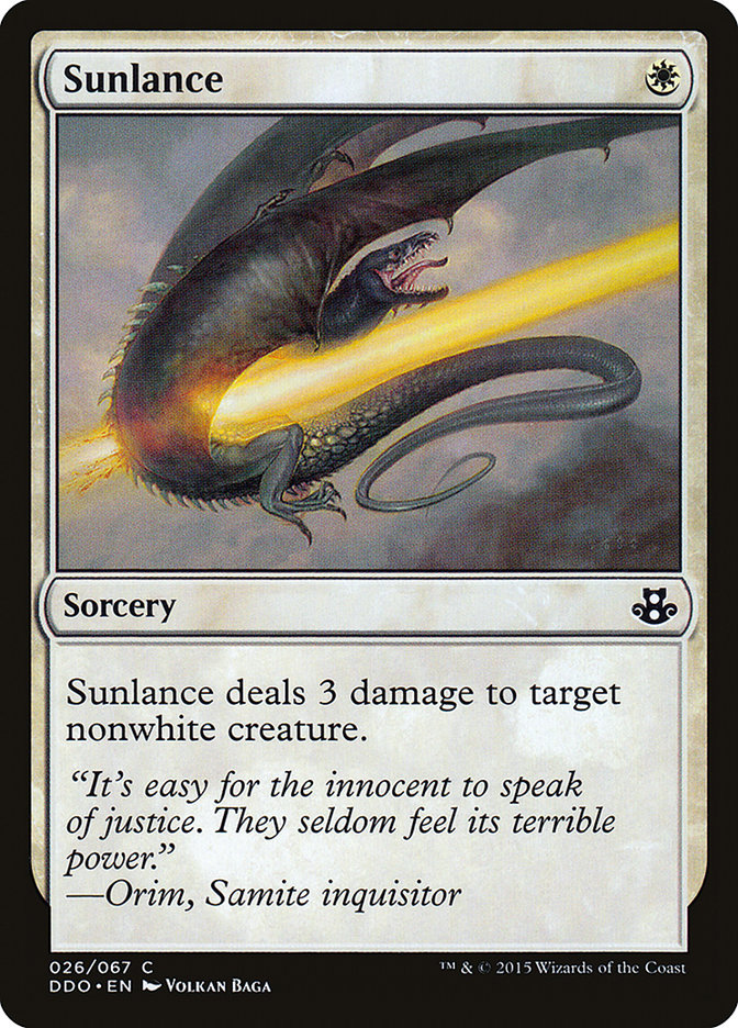 Sunlance [Duel Decks: Elspeth vs. Kiora] - Destination Retro
