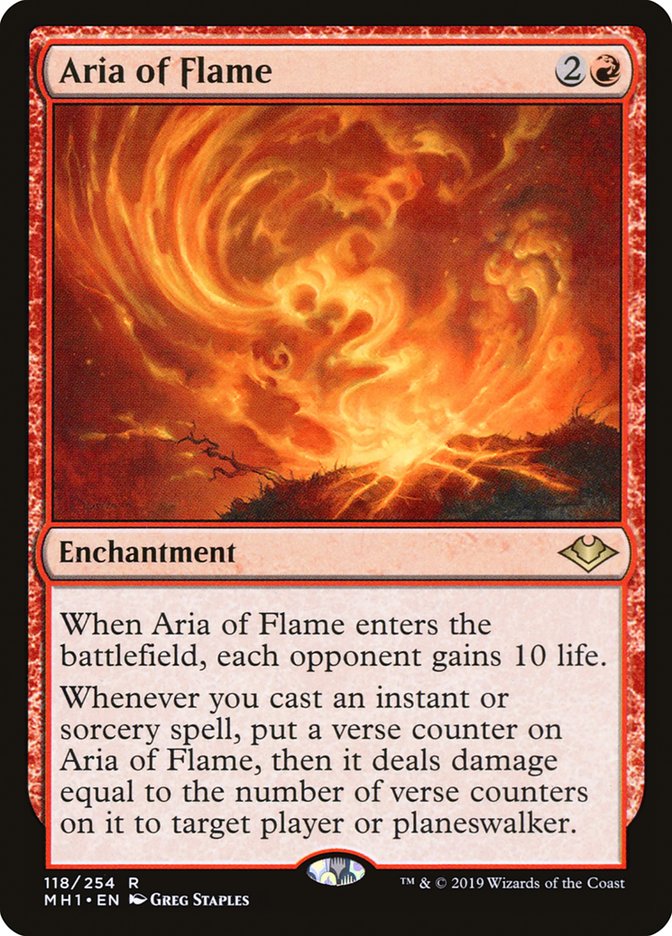 Aria of Flame [Modern Horizons] - Destination Retro