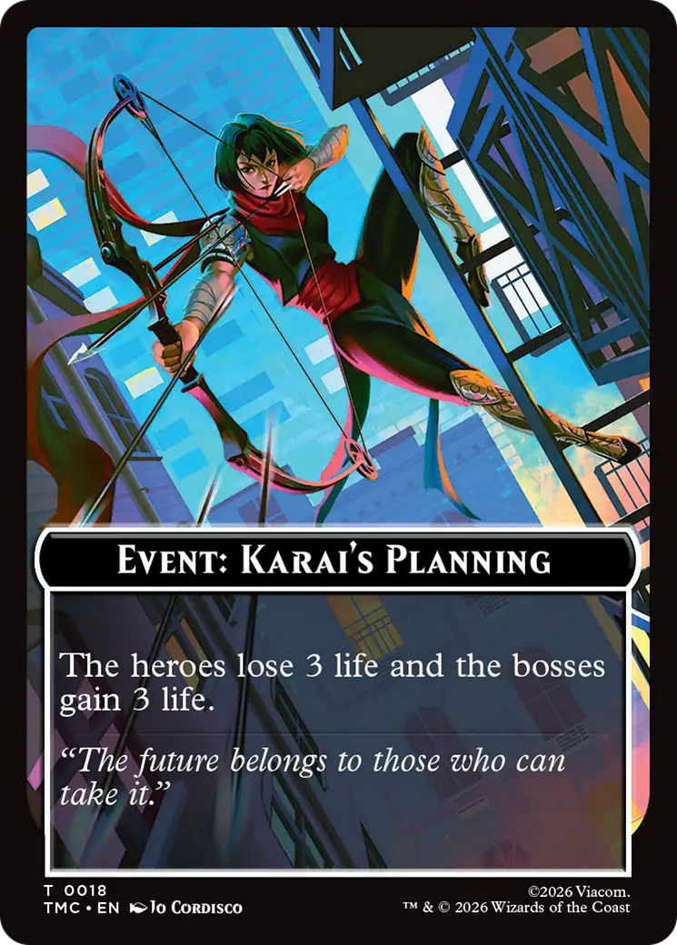 Event: Karai's Planning [Teenage Mutant Ninja Turtles Commander Tokens] - Destination Retro