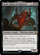 Geth, Thane of Contracts (Promo Pack) [Phyrexia: All Will Be One Promos] - Destination Retro