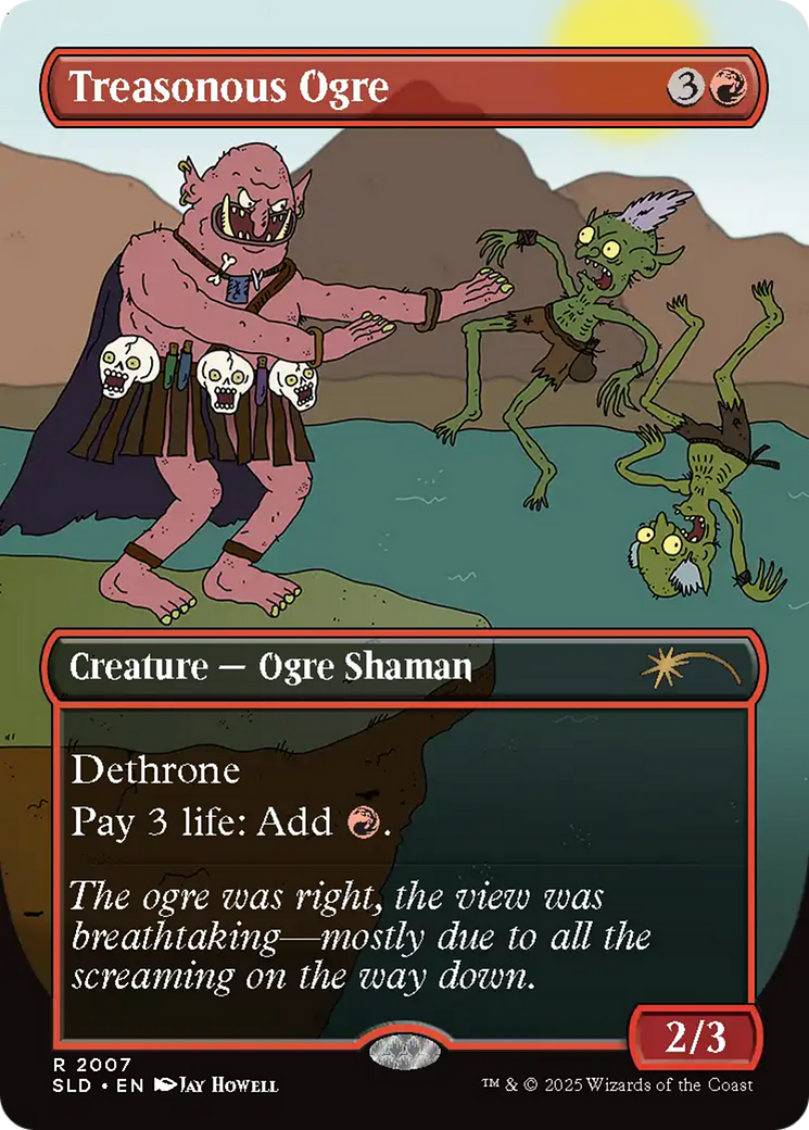 Treasonous Ogre (Rainbow Foil) [Secret Lair Drop Series] - Destination Retro