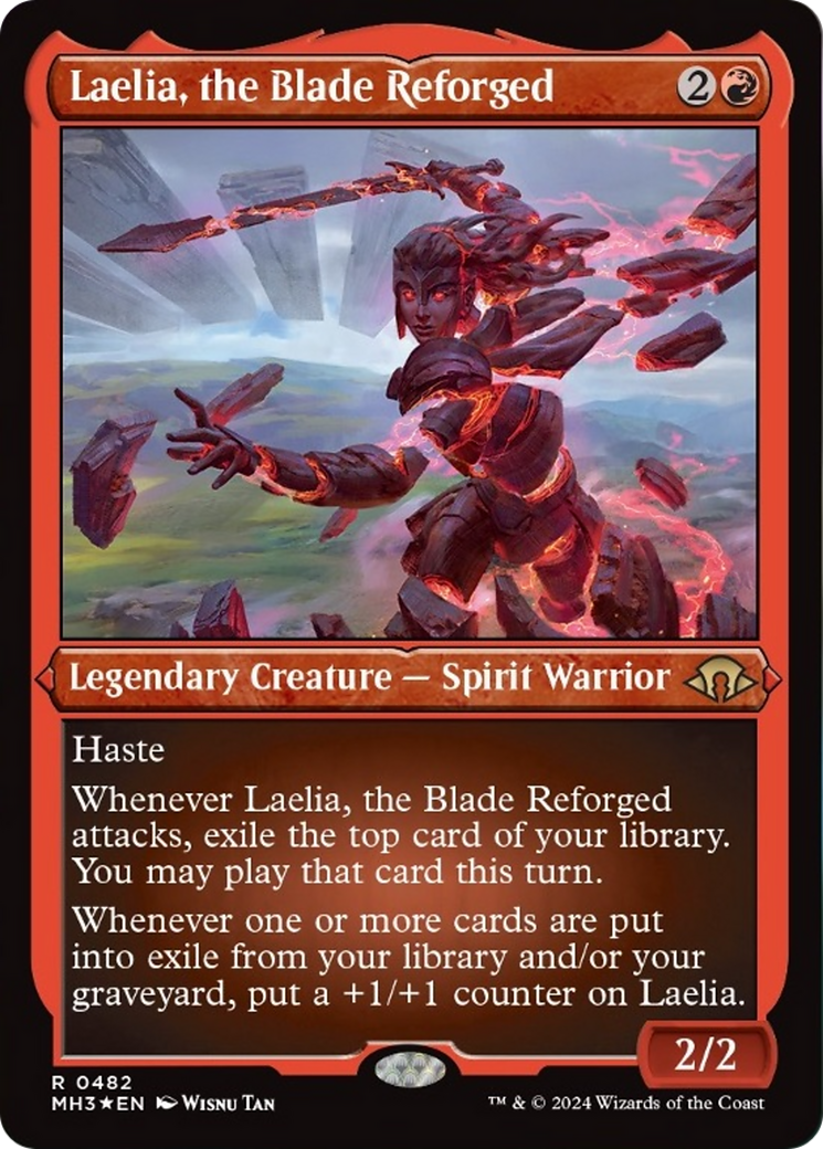 Laelia, the Blade Reforged (Foil Etched) [Modern Horizons 3] - Destination Retro