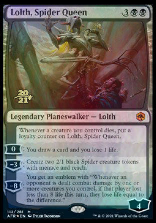 Lolth, Spider Queen [Dungeons & Dragons: Adventures in the Forgotten Realms Prerelease Promos] - Destination Retro