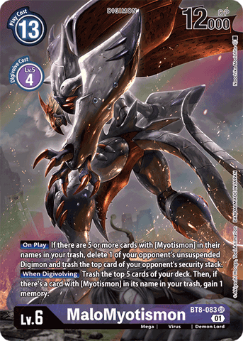 MaloMyotismon [BT8-083] (Alternate Art) [New Awakening] - Destination Retro