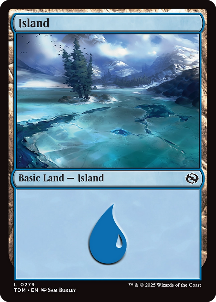 Island (0279) [Tarkir: Dragonstorm] - Destination Retro
