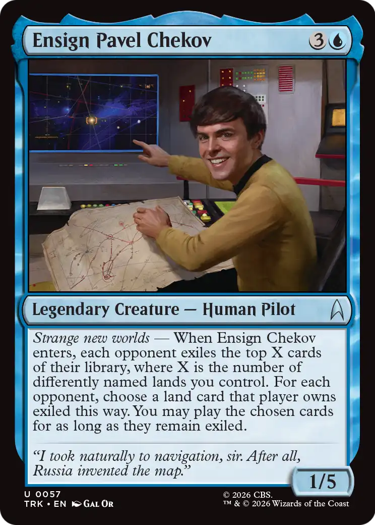 Ensign Pavel Chekov [Star Trek] - Destination Retro