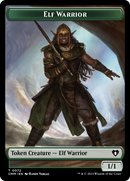 Elf Warrior // Cleric Double-Sided Token [Commander Masters Tokens] - Destination Retro