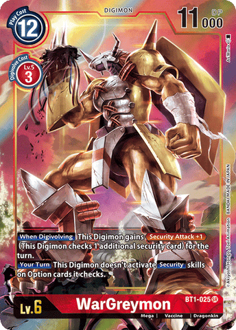 WarGreymon [BT1-025] (Alternate Art) [Release Special Booster Ver.1.0] - Destination Retro