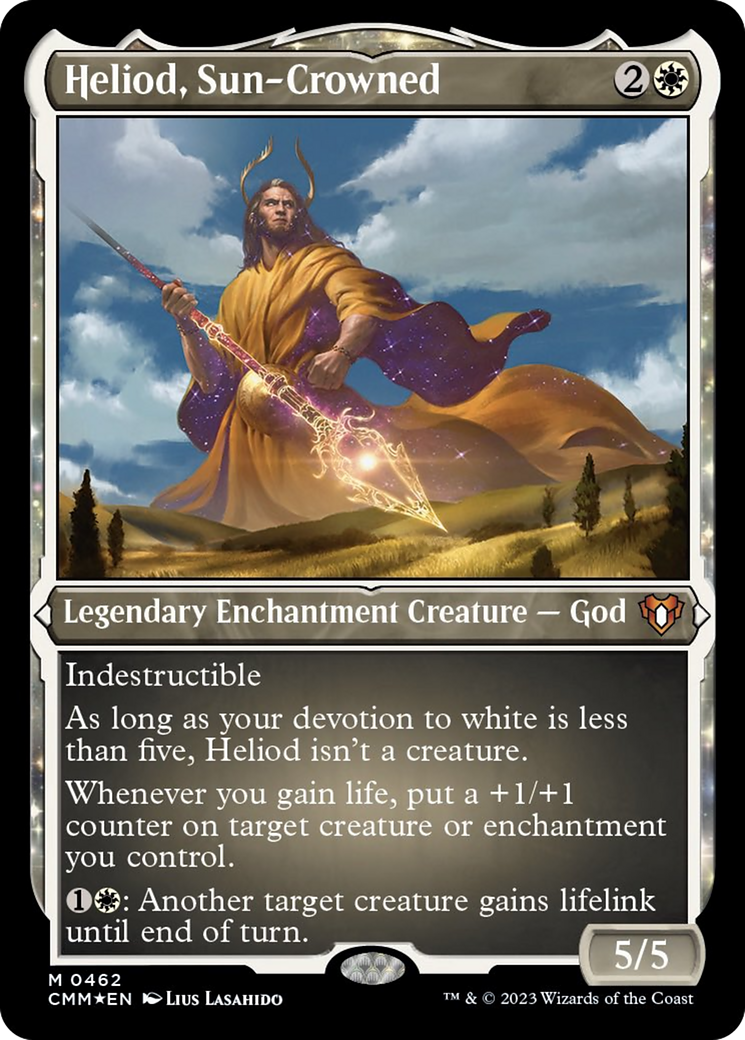 Heliod, Sun-Crowned (Foil Etched) [Commander Masters] - Destination Retro