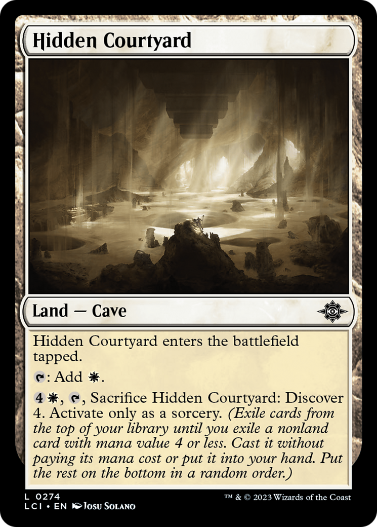 Hidden Courtyard [The Lost Caverns of Ixalan] - Destination Retro