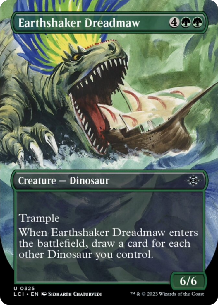 Earthshaker Dreadmaw (Borderless) [The Lost Caverns of Ixalan] - Destination Retro