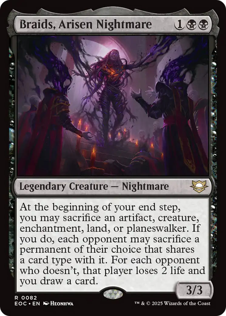 Braids, Arisen Nightmare [Edge of Eternities Commander] - Destination Retro