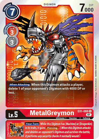 MetalGreymon [EX1-008] [Classic Collection] - Destination Retro