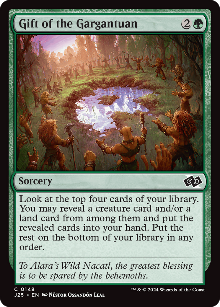 Gift of the Gargantuan [Foundations Jumpstart] - Destination Retro