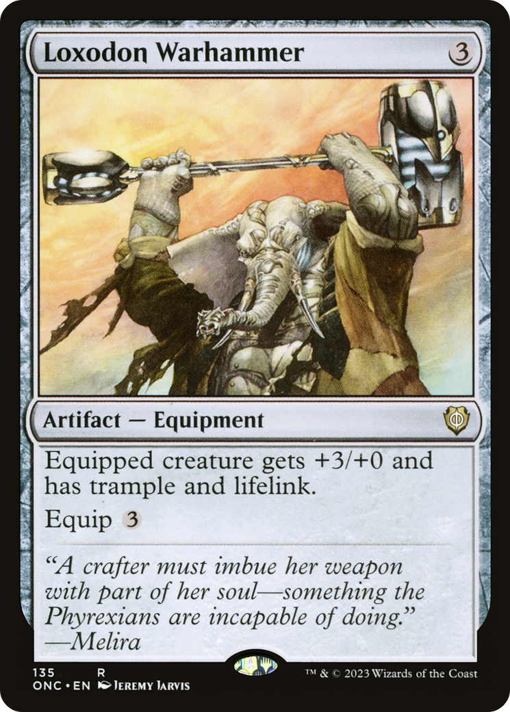 Loxodon Warhammer [Phyrexia: All Will Be One Commander] - Destination Retro
