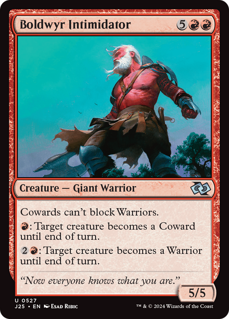 Boldwyr Intimidator [Foundations Jumpstart] - Destination Retro