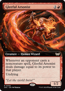 Gleeful Arsonist (Extended Art) [Duskmourn: House of Horror Commander] - Destination Retro