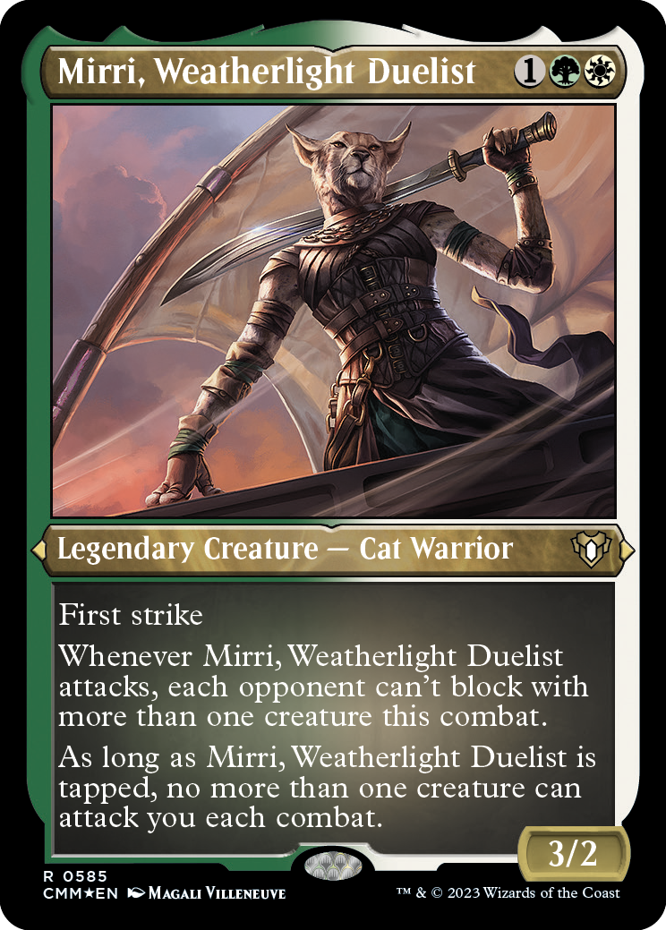 Mirri, Weatherlight Duelist (Foil Etched) [Commander Masters] - Destination Retro