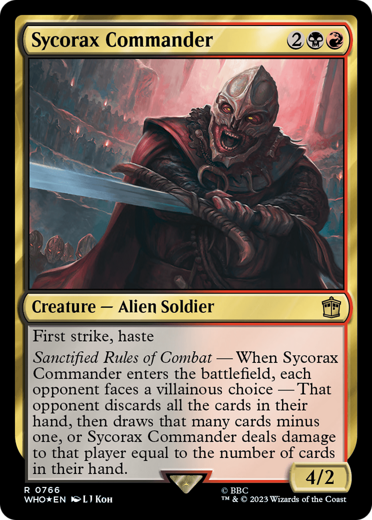 Sycorax Commander (Surge Foil) [Doctor Who] - Destination Retro