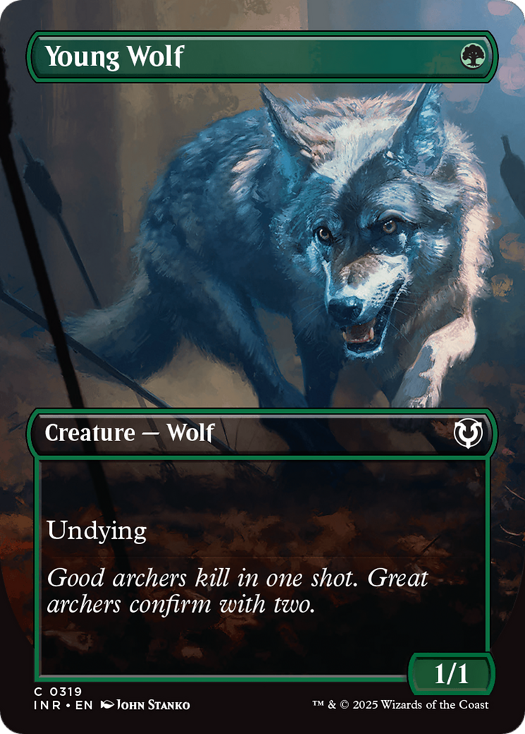 Young Wolf (Borderless) [Innistrad Remastered] - Destination Retro