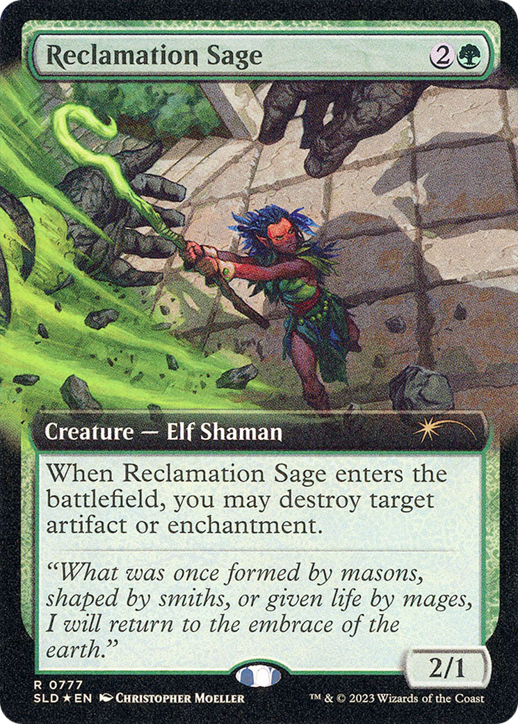 Reclamation Sage (Extended Art) [Secret Lair Drop Series] - Destination Retro