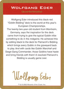 Wolfgang Eder Bio [World Championship Decks 2003] - Destination Retro