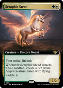 Seraphic Steed (Extended Art) [Outlaws of Thunder Junction] - Destination Retro