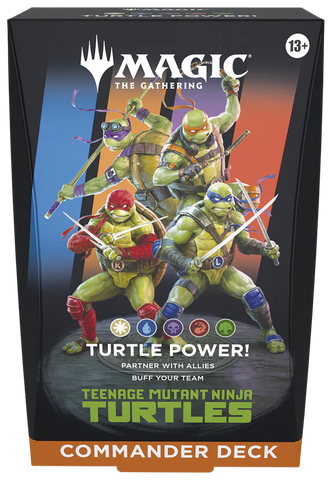 MTG - Teenage Mutant Ninja Turtles Commander - Commander Deck - Turtle Power! (Available February 27) - Destination Retro
