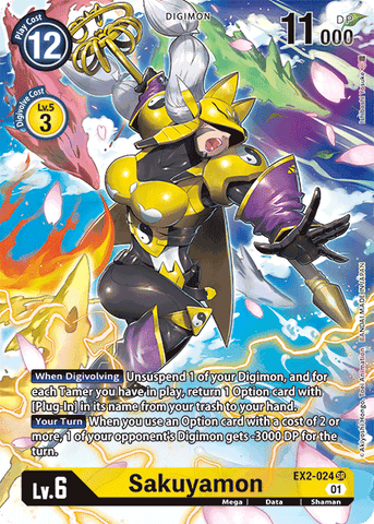Sakuyamon [EX2-024] (Alternate Art) [Digital Hazard] - Destination Retro