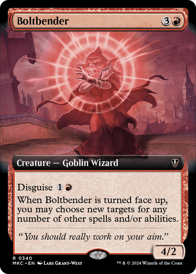 Boltbender (Extended Art) [Murders at Karlov Manor Commander] - Destination Retro