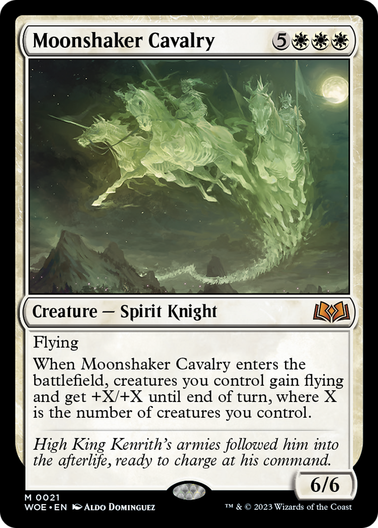 Moonshaker Cavalry [Wilds of Eldraine] - Destination Retro