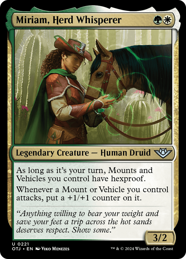 Miriam, Herd Whisperer [Outlaws of Thunder Junction] - Destination Retro