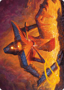 Molten Gatekeeper Art Card (Gold-Stamped Signature) [Modern Horizons 3 Art Series] - Destination Retro