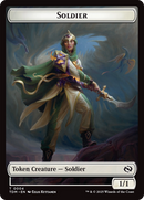Soldier (0004) // Soldier (0005) Double-Sided Token [Tarkir: Dragonstorm Tokens] - Destination Retro