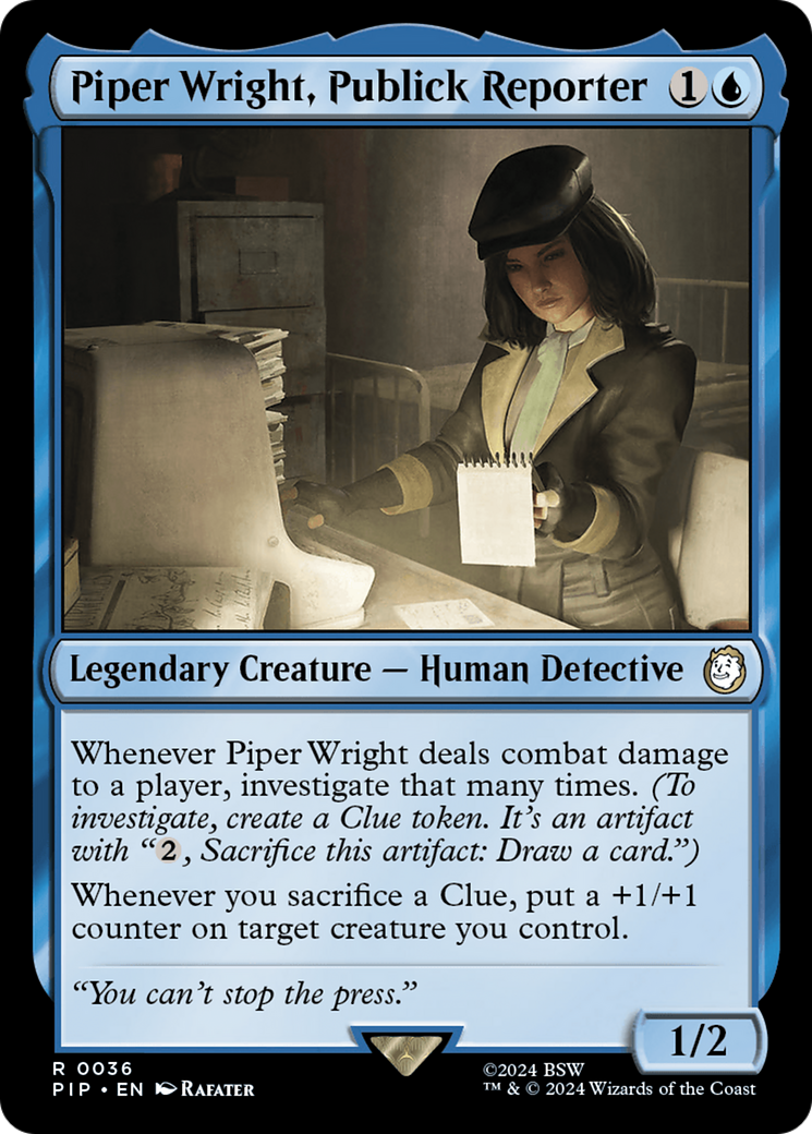 Piper Wright, Publick Reporter [Fallout] - Destination Retro