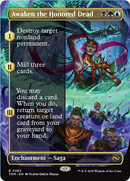 Awaken the Honored Dead (Borderless) [Tarkir: Dragonstorm] - Destination Retro