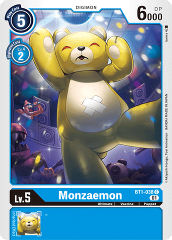 Monzaemon [BT1-038] (Alternative Art) [Starter Deck: Ulforce Veedramon] - Destination Retro